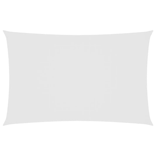 Toldo De Vela Rectangular Tela Oxford Blanco 6x8 M_0