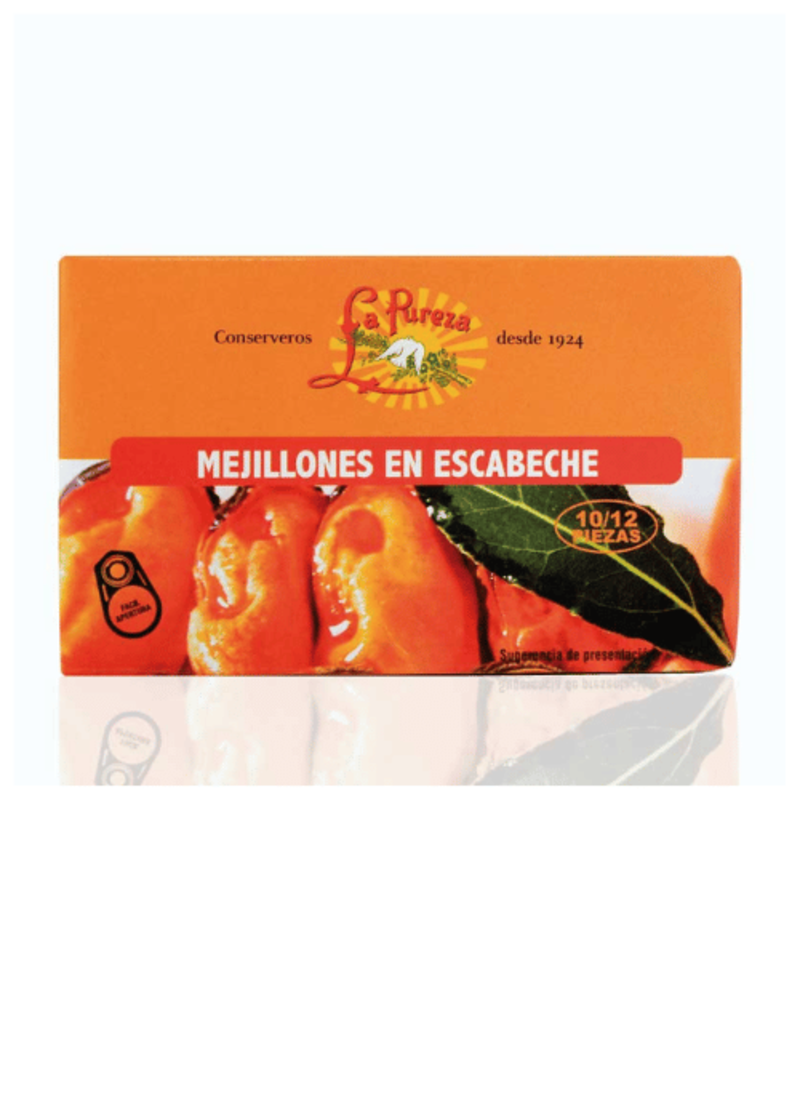 Mejillones En Escabeche (pequeños 14/16) 120ml - La Pureza_1
