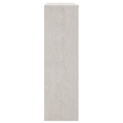 Aparador Superior Hamar Madera Maciza Pino Blanco 90x30x100 Cm / Vetonek_4