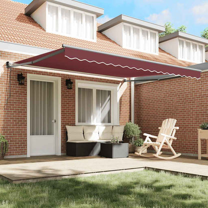 Toldo Retráctil Automático Burdeos 400x300 Cm_2