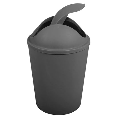 Cubo De Basura ako 5,5l Con Tapa Abatible Gris_2