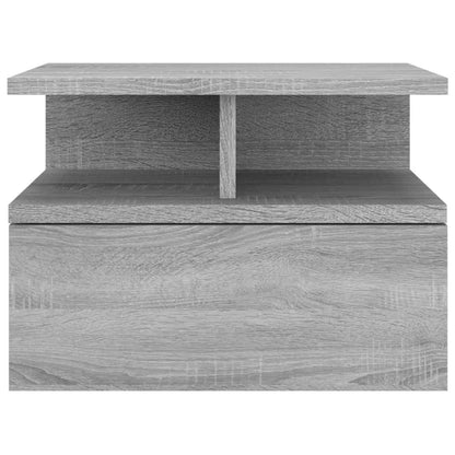 Mesita De Noche Flotante Madera Gris Sonoma 40x31x27 Cm_2