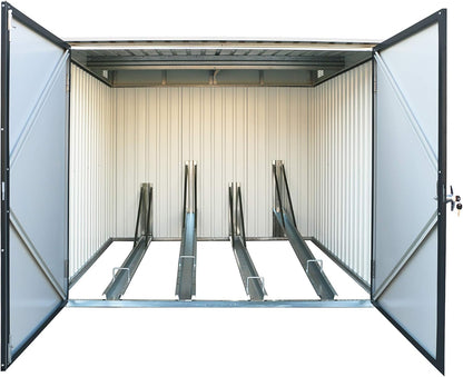 Guarda Bicicletas Duramax Metálico 203 X 202 X 162,5 Cm. Color Gris Antracita_2