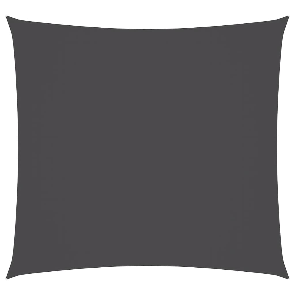 Toldo De Vela Cuadrado Tela Oxford Gris Antracita 3x3 M_0