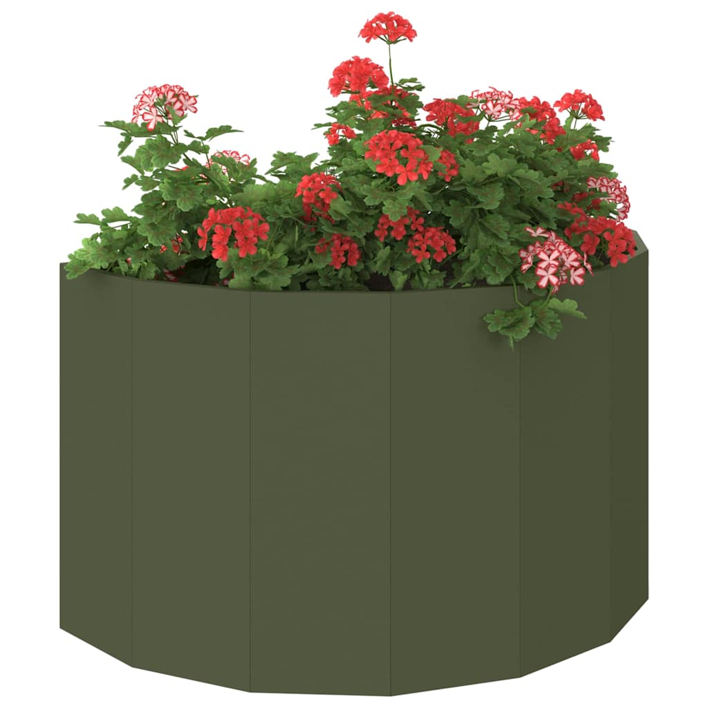 Jardinera Verde Oliva 90 X 45 X 50 Cm Acero_2