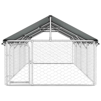 Perrera De Exterior Con Tejado 400x200x150 Cm_5