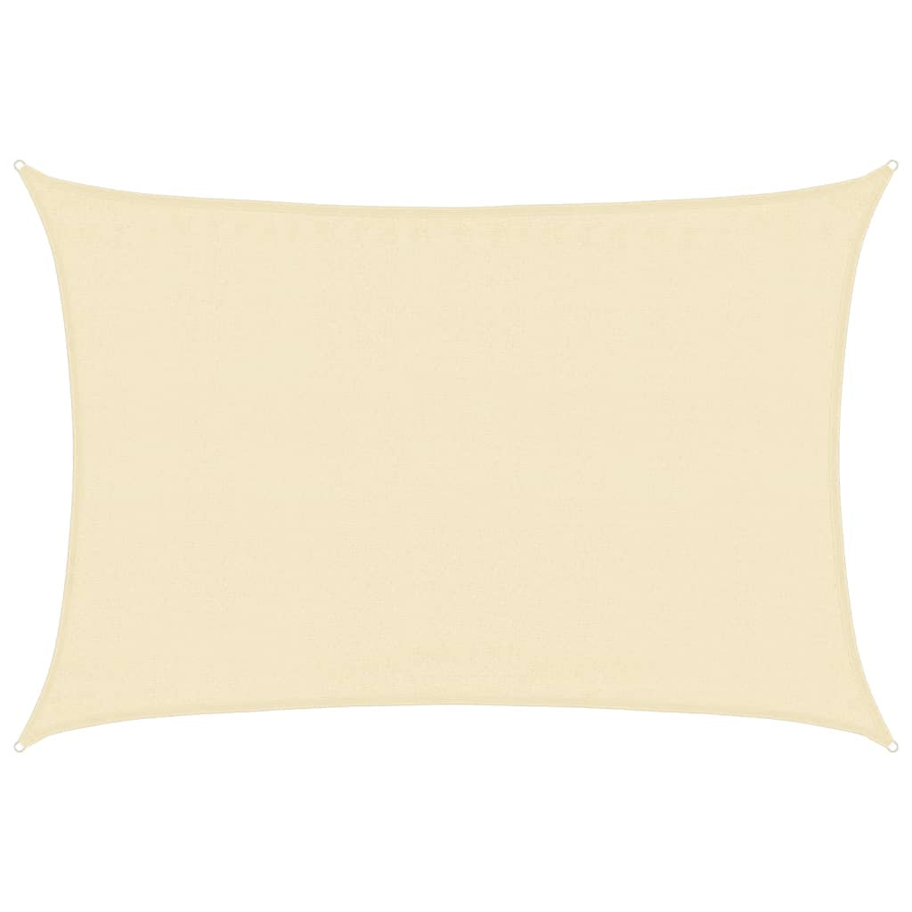 Vidaxl Toldo De Vela Crema Hdpe 160 G/m² 3,5x4,5 M_0