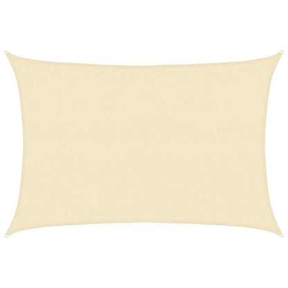 Vidaxl Toldo De Vela Crema Hdpe 160 G/m² 3,5x4,5 M_0