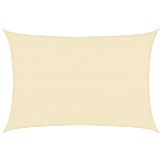 Vidaxl Toldo De Vela Crema Hdpe 160 G/m² 3,5x4,5 M_0