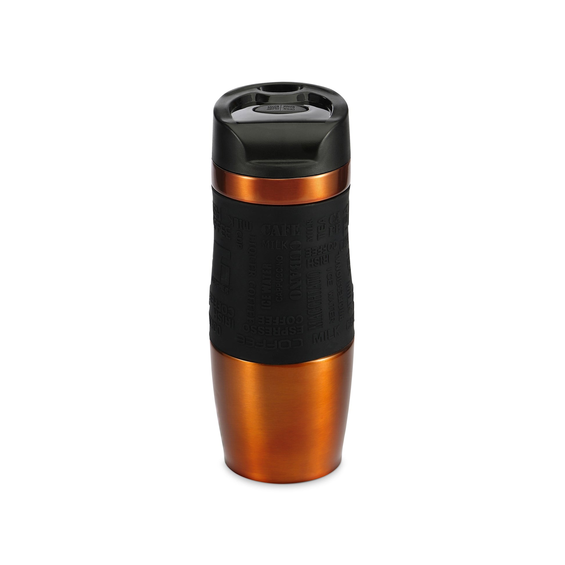 Termo Mug 400ml Acero Inoxidable Orange Neon Classic_0