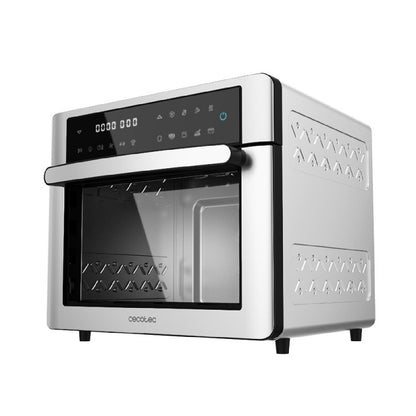 Cecotec Horno Freidora De Aire Caliente Bake&fry 2500 Touch Steel. 1600 W 25 Litros Convección Pantalla Táctil 9 Funcion_0