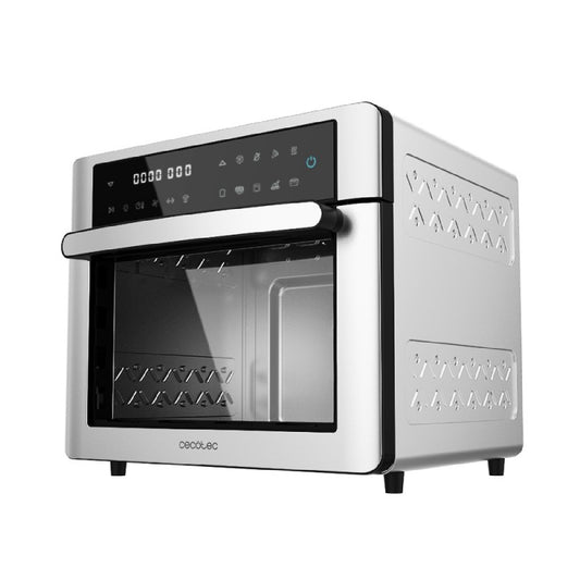 Cecotec Horno Freidora De Aire Caliente Bake&fry 2500 Touch Steel. 1600 W 25 Litros Convección Pantalla Táctil 9 Funcion_0