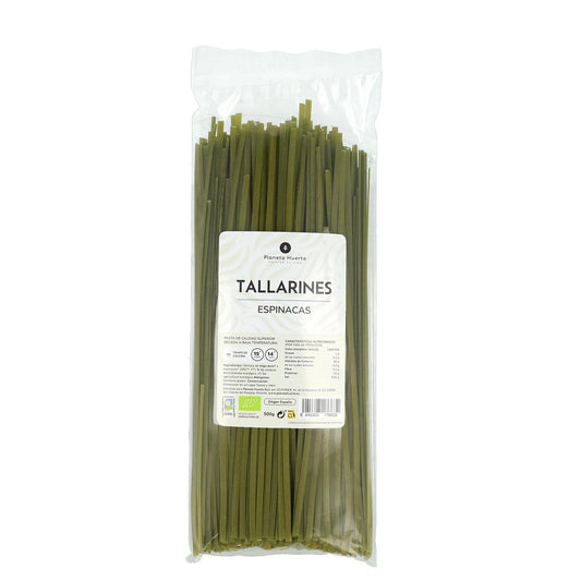 Tallarines de espinacas ECO Planeta Huerto 500gr