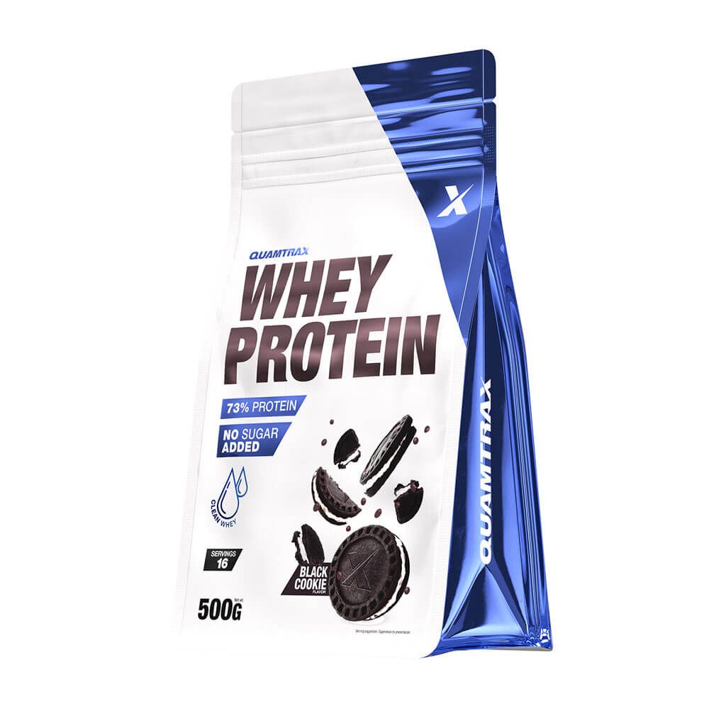 100% Whey Protein - 500g - Black Cookies - Proteina De Suero Whey - Quamtrax_0