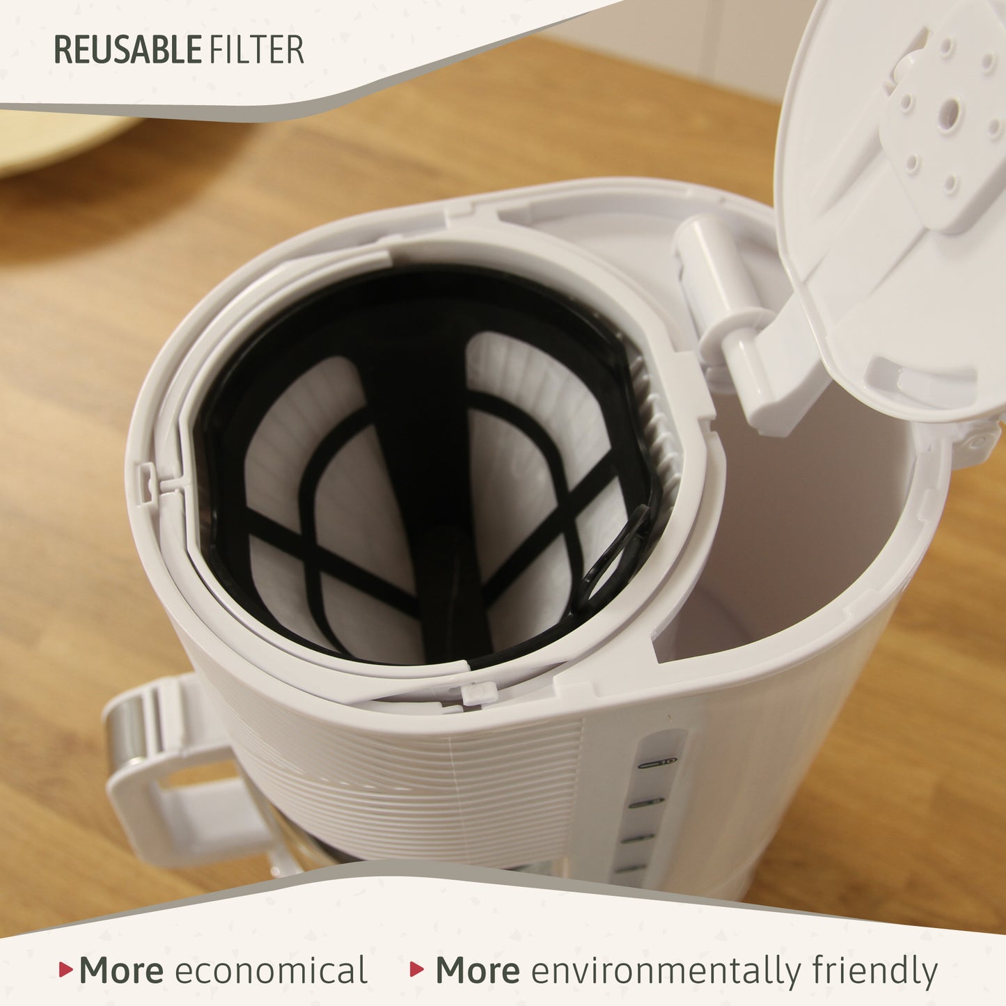 Briebe Elegance Set Cafetera Goteo 10 Tazas + Espumador De Leche Eléctrico_5