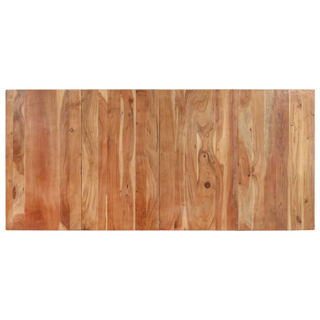 Mesa De Comedor Madera Maciza De Acacia 200x90x76 Cm_2