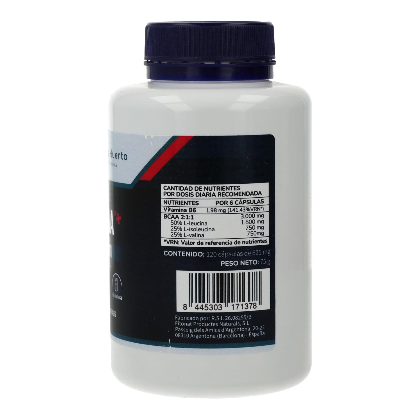 BCAA 2:1:1 Planeta Huerto 120 Caps.