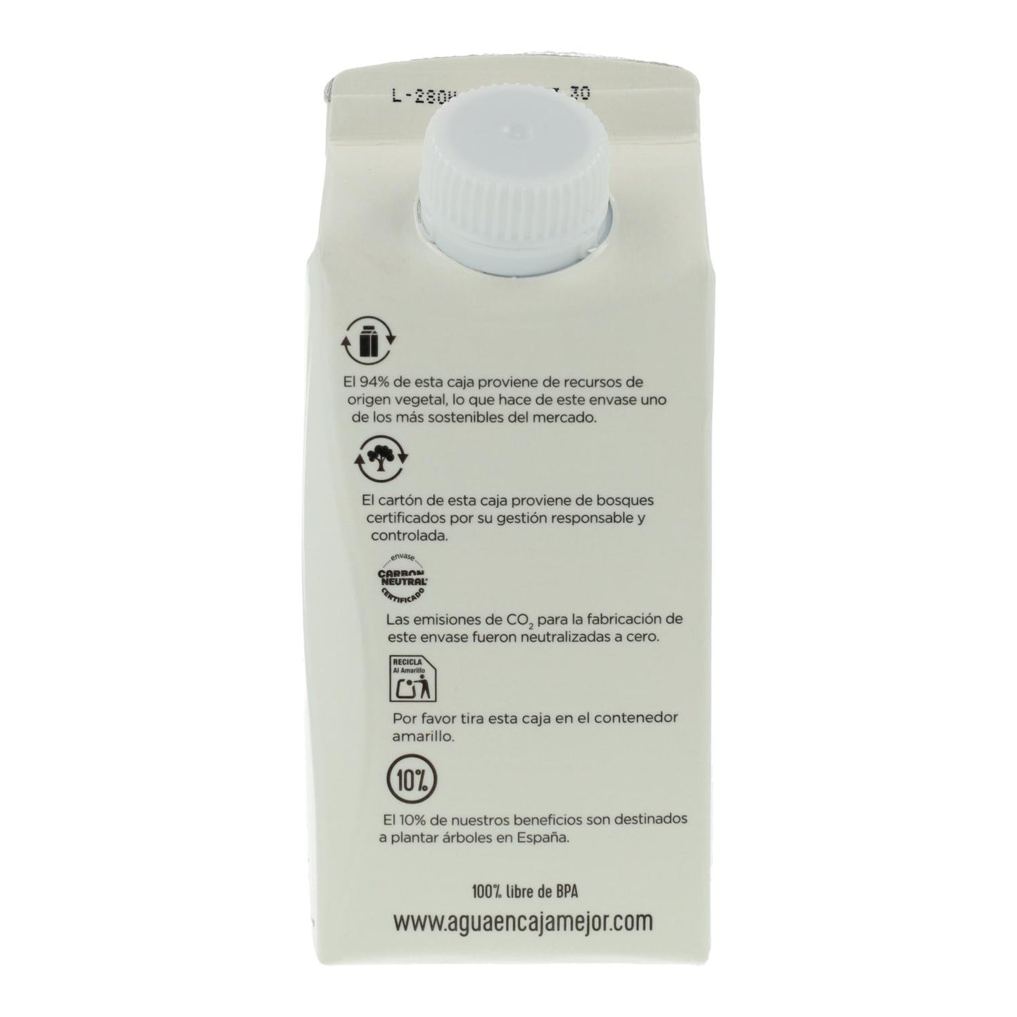 Agua Mineral Natural en Caja Mejor 330 ml