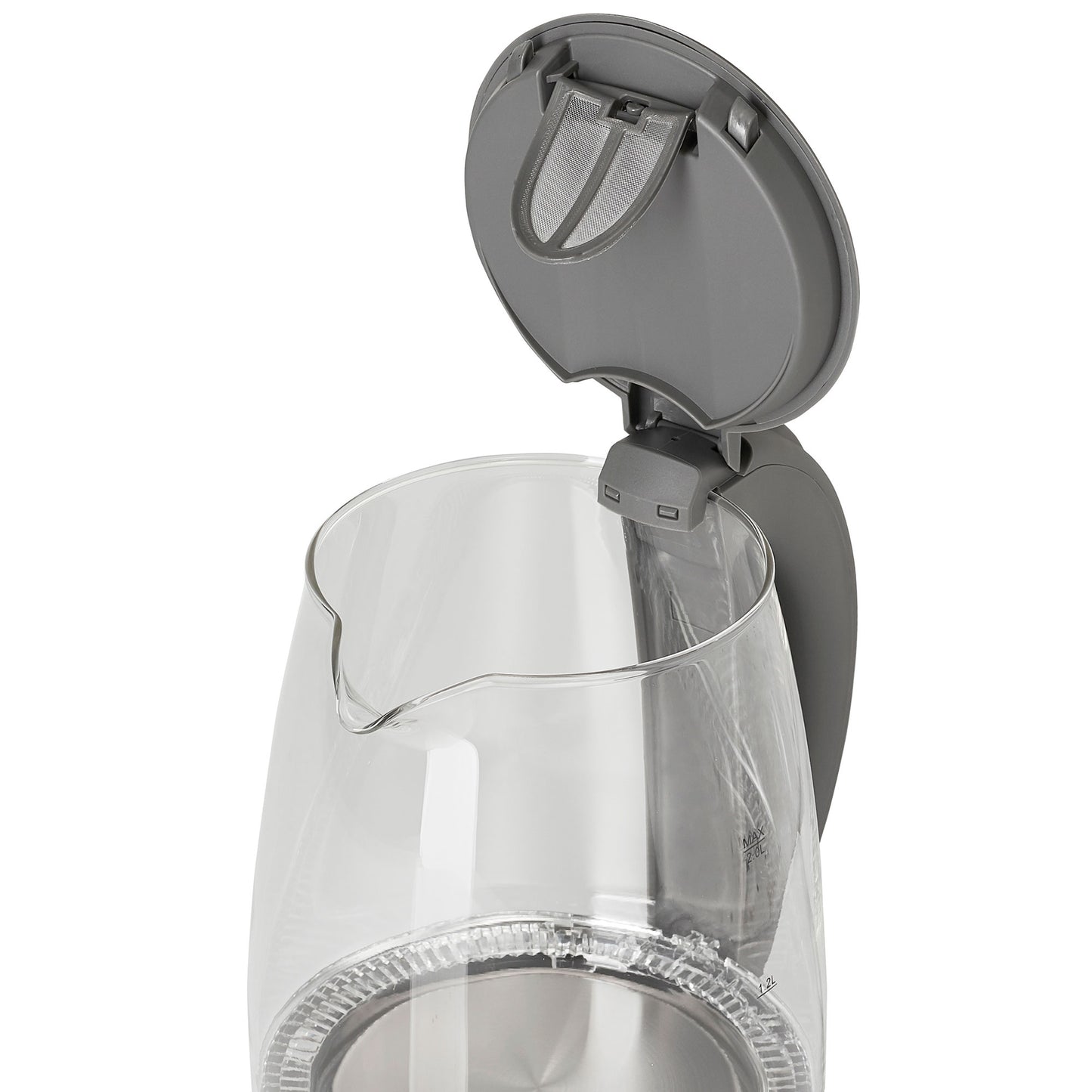 Hervidor Agua Eléctrico 2,0 Litros Jarra Cristal Inalámbrica Retroiluminada, Apagado Automático Adler Ad1286, 2200w