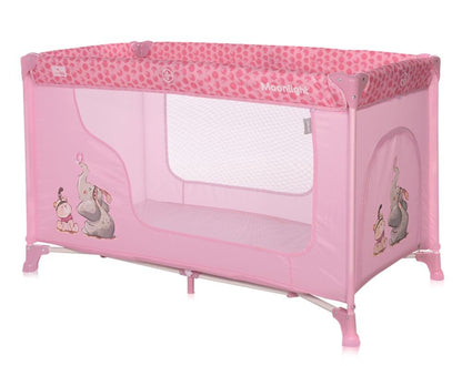 Cuna De Viaje Moonlight (1 Nivel) Mellow Rose_0