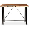 Mesa De Bar De Madera Maciza Reciclada 150x70x107 Cm