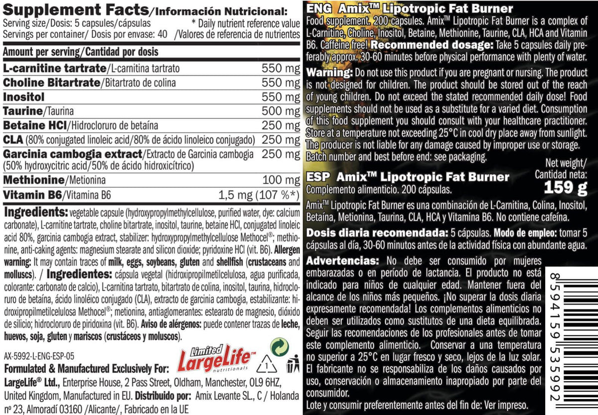 Lipotropic Fat Burner 200 Caps_5
