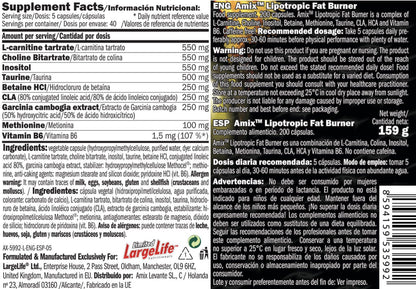 Lipotropic Fat Burner 200 Caps_5