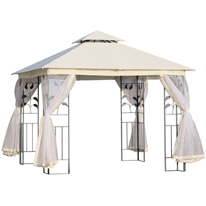Outsunny Carpas Para Exterior Grandes Con Mosquitera Fácil De Drenar Poliéster_0