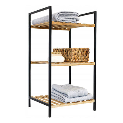 Well Home Estantería Para Baño Con 3 Estantes 38x32,5x70cm