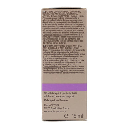 Contorno de ojos Rejuvenecedor redensificante Cattier 15 ml