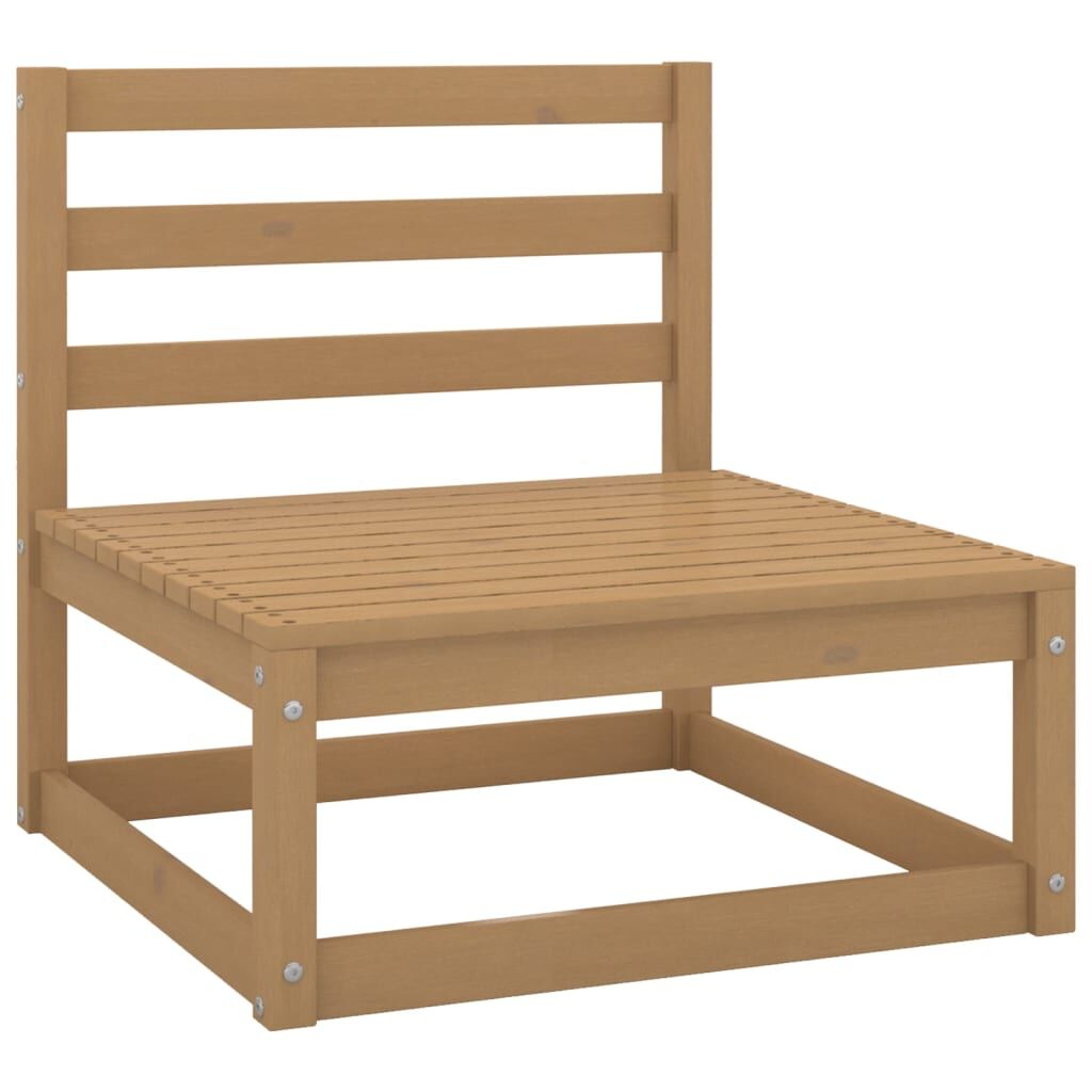 Vidaxl Muebles De Jardín 13 Piezas Con Cojines Madera De Pino Maciza_3