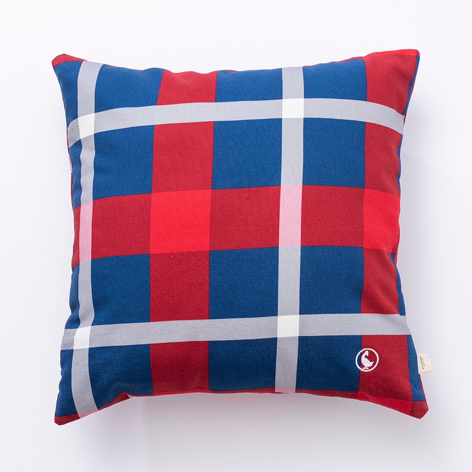 Funda De Cojín 40x40cm 100% Algodón 300gsm Cuadros Tartan El Ganso