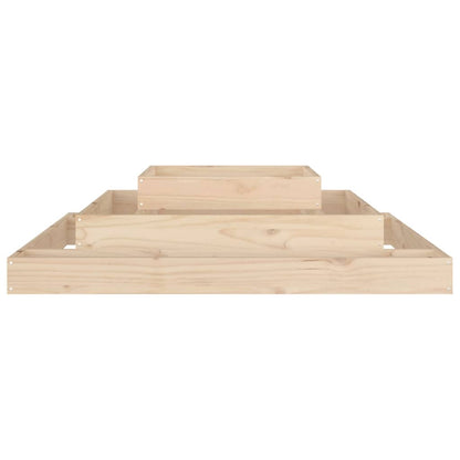 Jardinera De Madera Maciza De Pino 110x110x27 Cm_4
