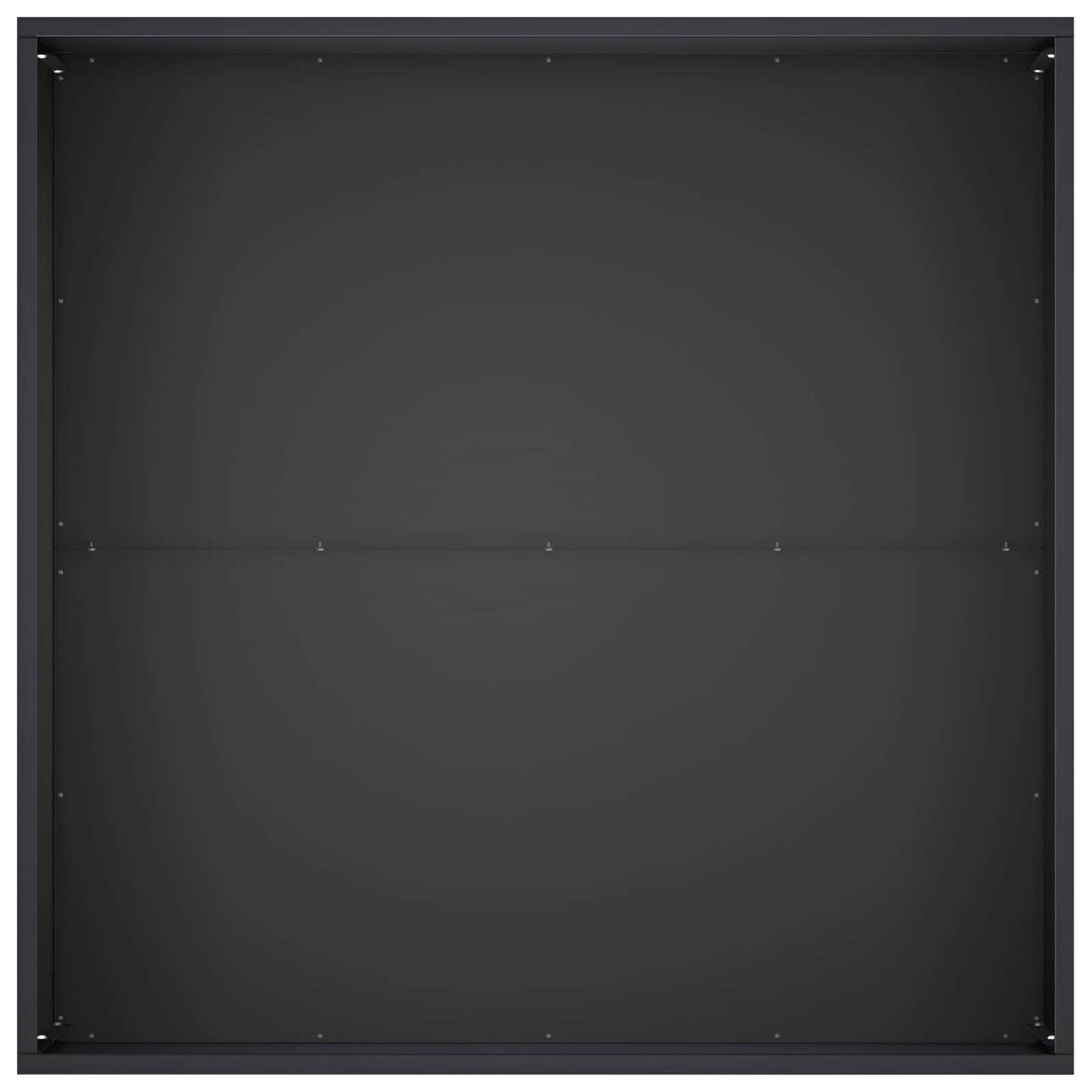 Macetero De Jardín Negro 80 X 80 X 40 Cm Acero Laminado En Frío_3