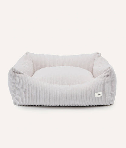 Cama Perro Pana Blanco Hueso, Snozy_4