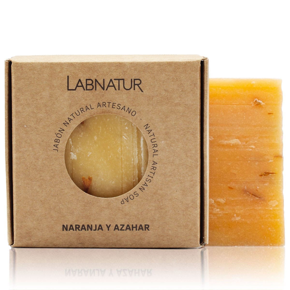 Jabón Natural Artesano Naranja y Azahar Labnatur 100 g | Iluminador | Aroma Floral | Cuidado Diario_0