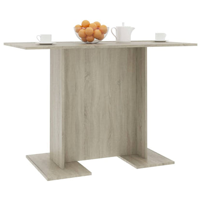 Mesa De Comedor Madera Contrachapada Roble Sonoma 110x60x75cm_3