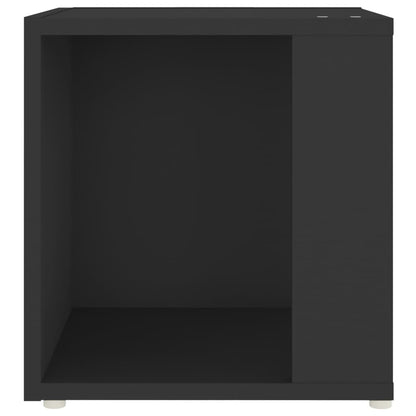 Mesa Auxiliar Madera Contrachapada Negro 33x33x34,5 Cm_4