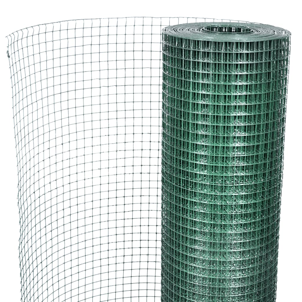 Alambrada De Gallinero Acero Galvanizado Verde 1x25 M / Vetonek_3