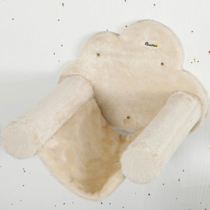 Pawhut Juego De Pared De Escalada Para Gatos 6 Piezas Con Hamacas Plataformas_4