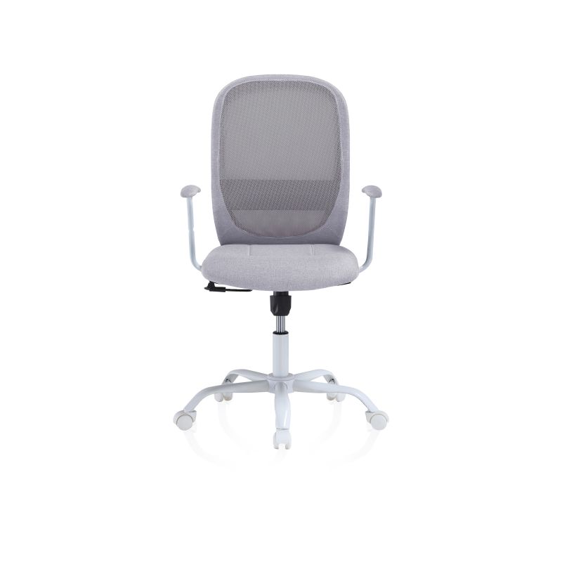 Silla De Oficina Lisa Tex Tejido, Gris, 64 X 98 X 64_1
