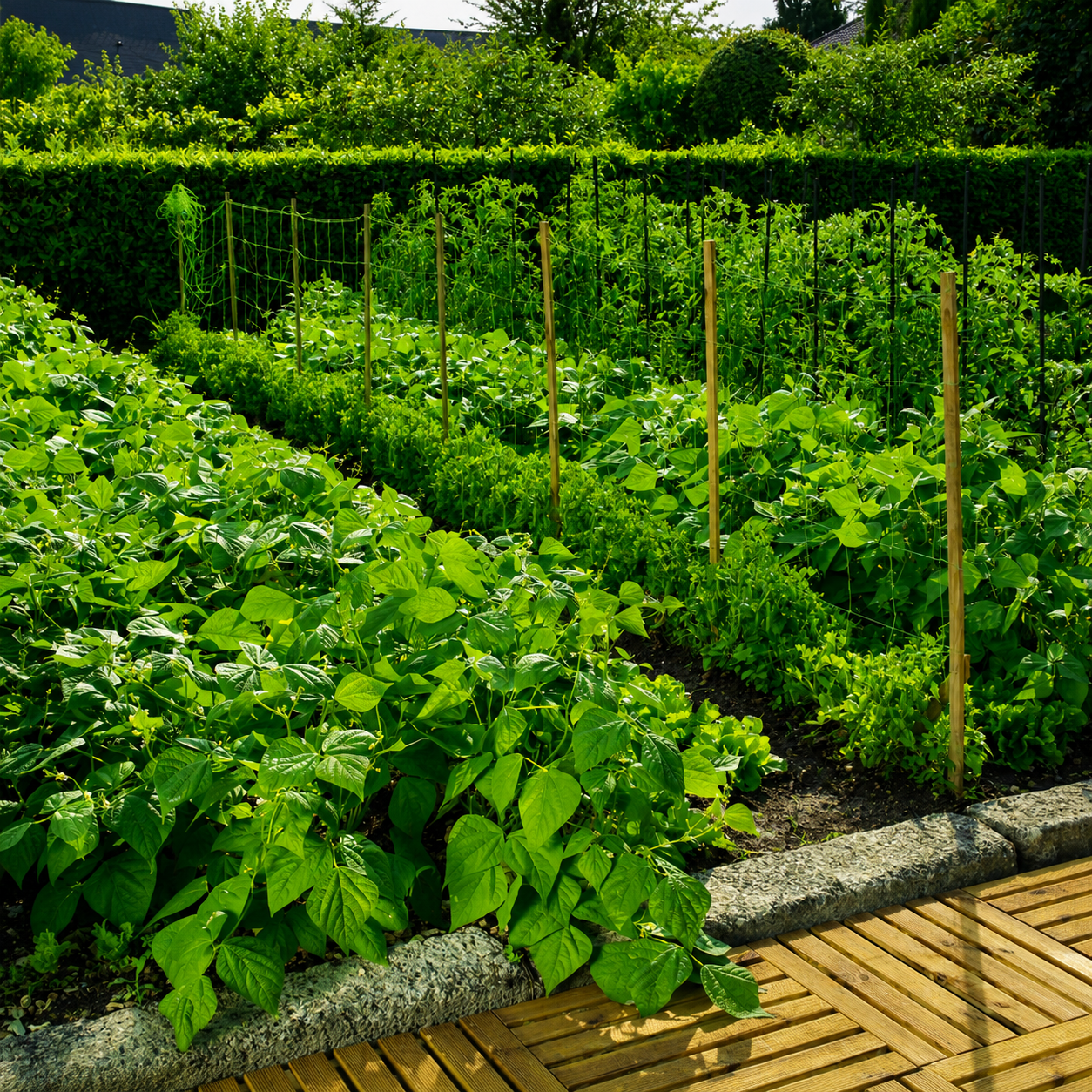 Malla Para Entutorar Trellinet 2x100 M Verde Nortene_1