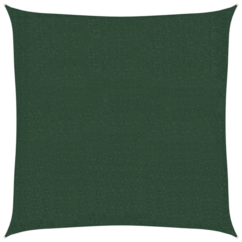 Vidaxl Toldo De Vela Verde Oscuro Hdpe 160 G/m² 2x2 M_0
