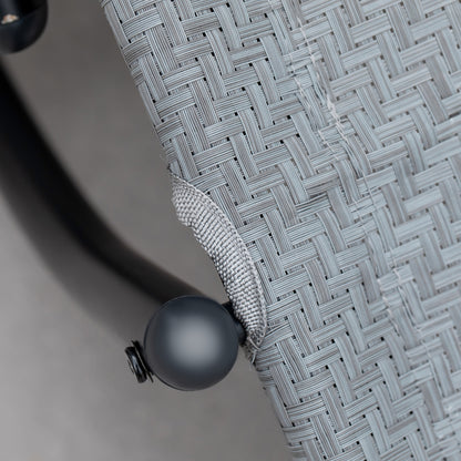 Outsunny Conjunto De 2 Mecedoras De Exterior Con Reposacabezas 160x61x79 Cm Gris_4