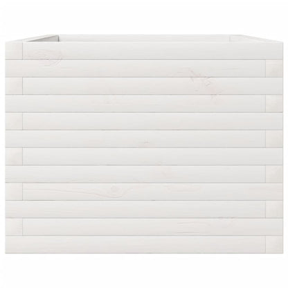 Jardinera De Madera Maciza De Pino Blanco 110x60x46 Cm_5