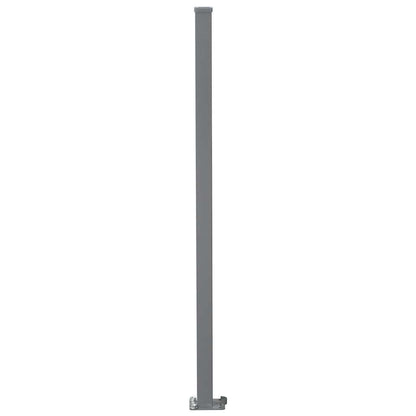 Toldo Lateral Retráctil Marrón 180x600 Cm_4