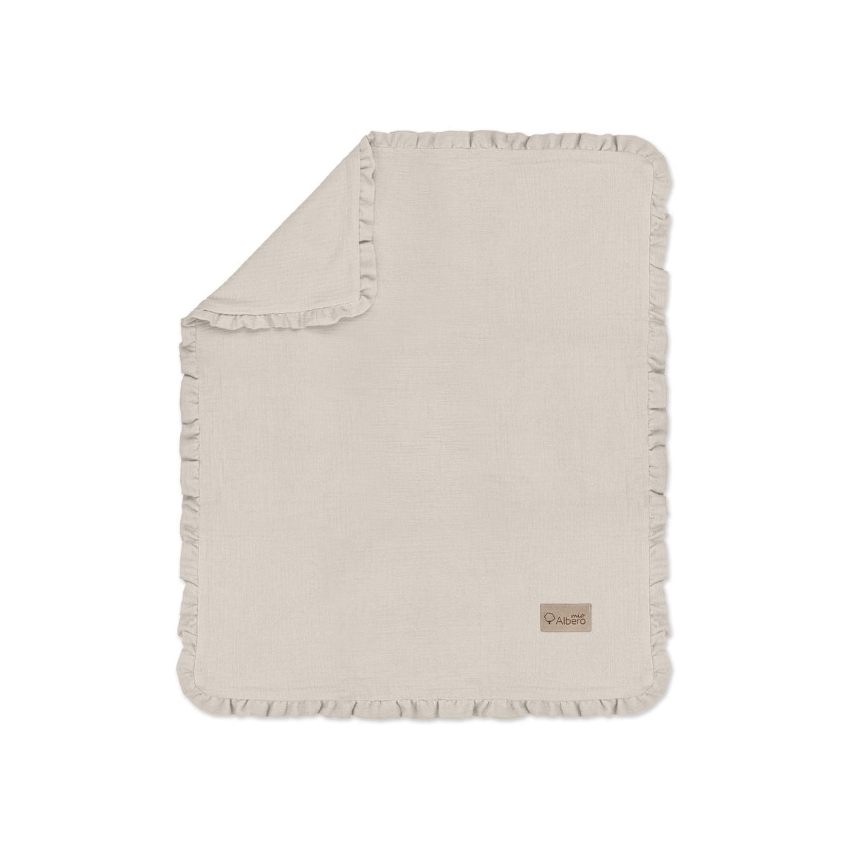 Manta De Bebé Doble Muselina Cotton Color Beige_0