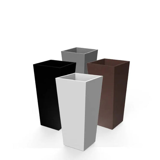 Macetero Melisa / 50x50x110 Cm. / Negro / Sin Luz_0