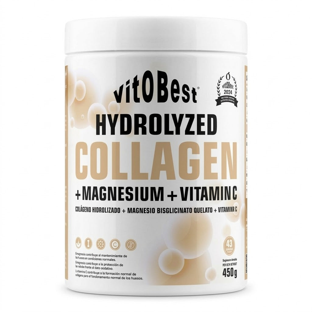Hydrolyzed Collagen + Magnesium + Vitamin C 450 Gr_0