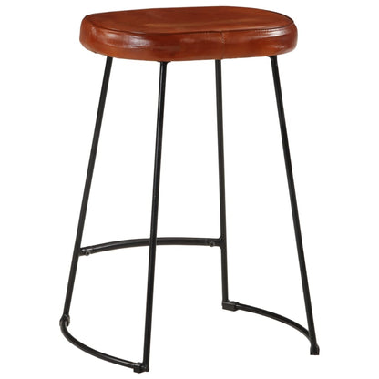 Taburetes De Bar 2 Uds Marrón Oscuro 41x29x62 Cm_3